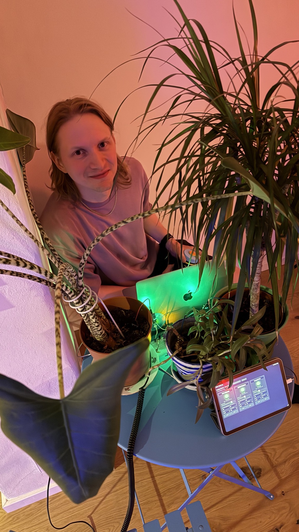 Me with the plants